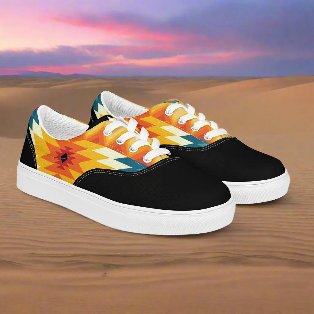 Southwest | Women’s Lace-up Canvas Shoes | Sundance 2Tone