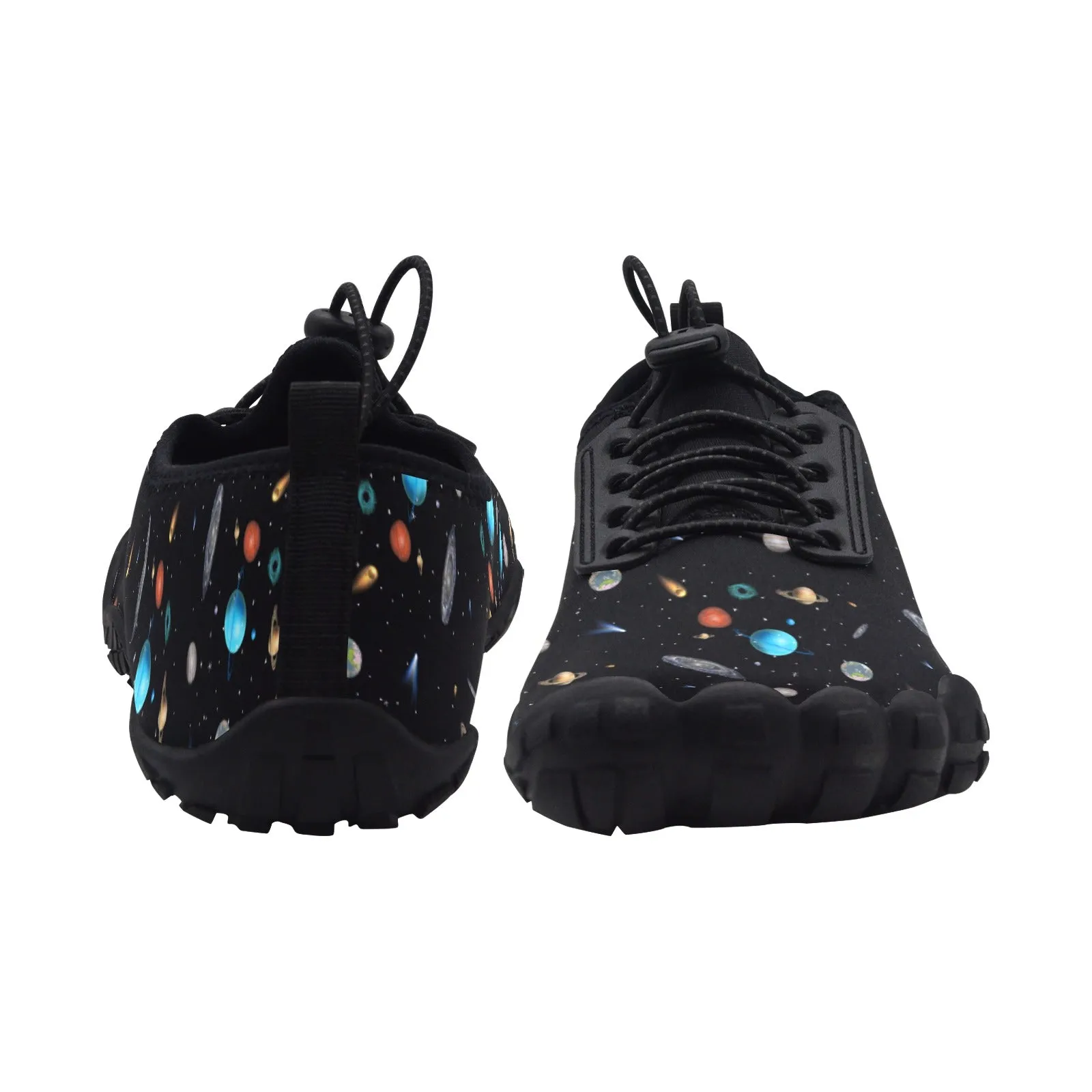 space Women's Drawstring Barefoot Water Shoes(Model KY21093)
