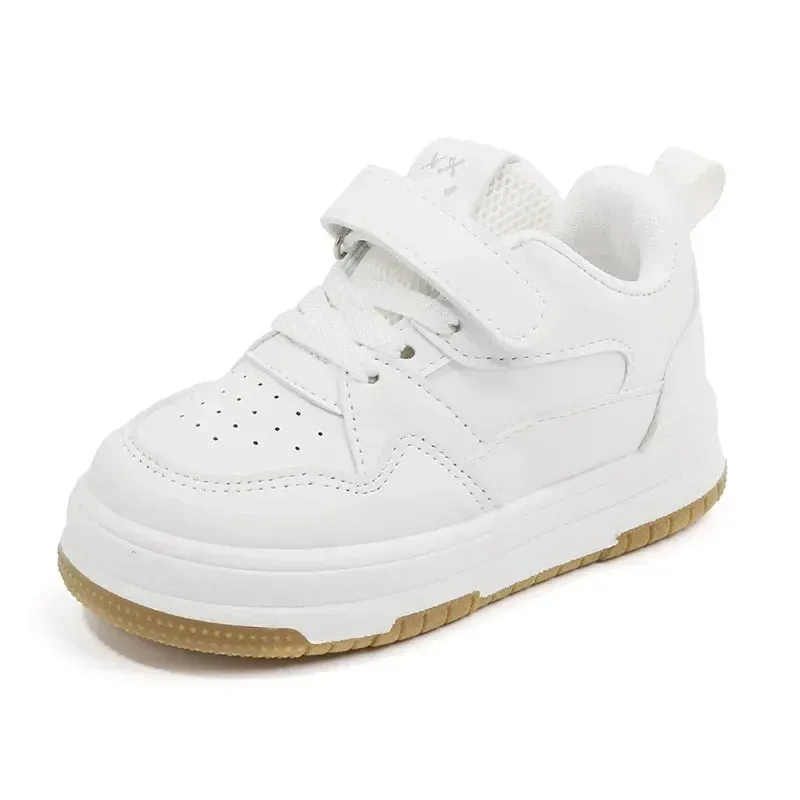 SpringStep Anti-Slip Children's White Sports Shoes