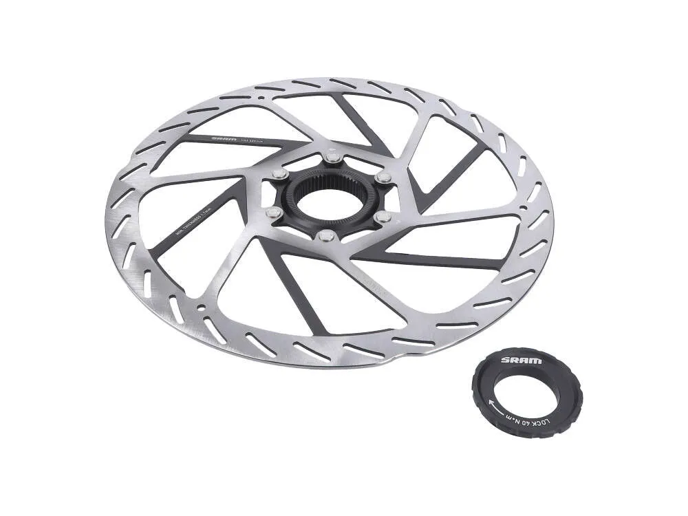 SRAM HS2 Centre Lock Rotor - Silver