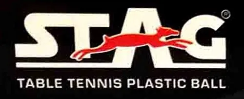 STAG Seam Plastic Table Tennis Ball (40mm, Orange) - Pack of 12