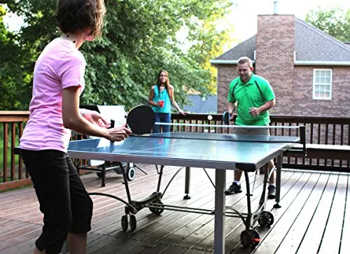 STIGA Water-Resistant, Durable, Outdoor Table Tennis Balls Minimize Wind Resistance (4-Pack)
