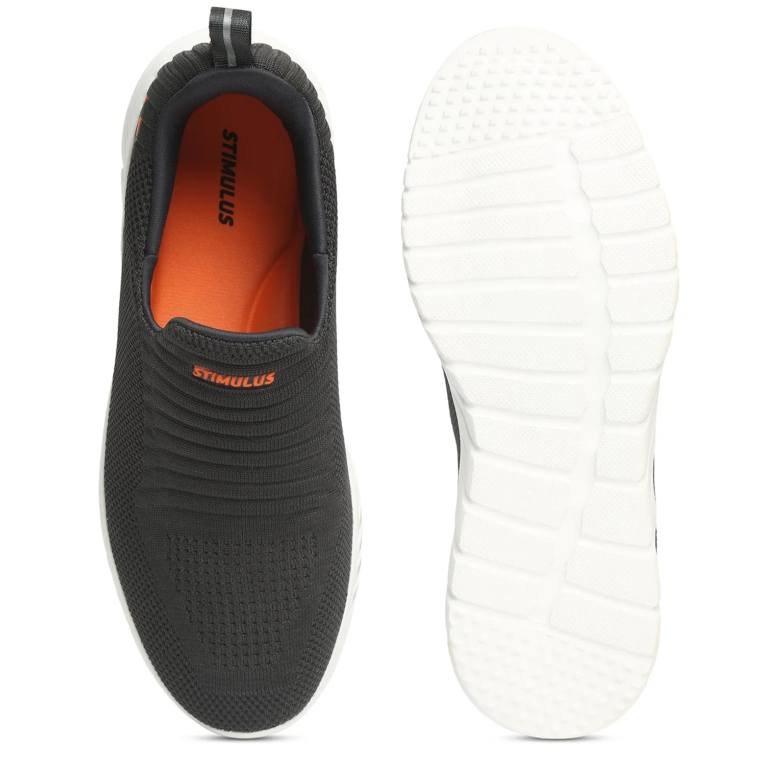 Stimulus FBSTG6018AP Grey Comfortable Daily Outdoor Knitted Training Shoes for Men