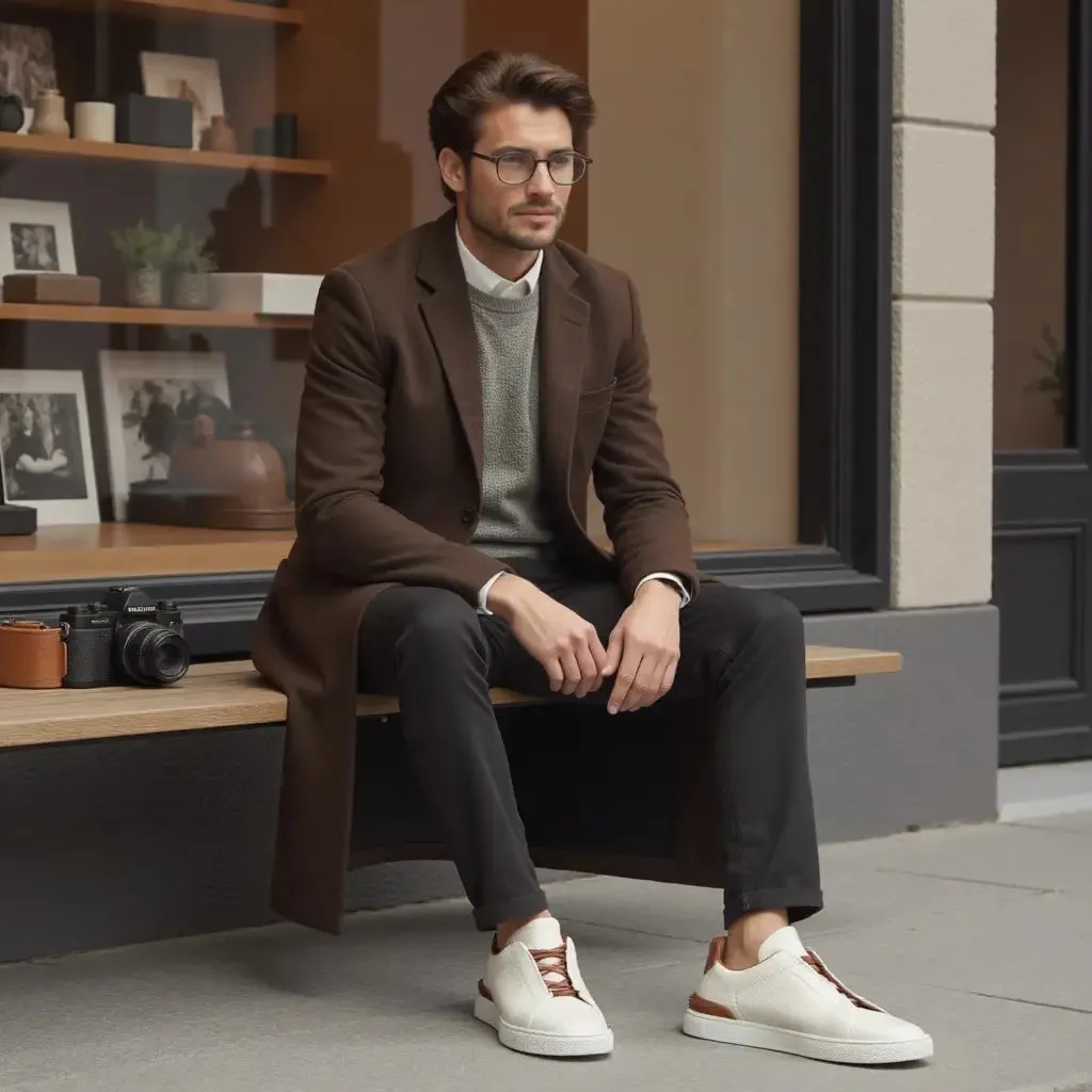 Strictly Men | Men's Smart Casual Italian Slip-in Sneakers