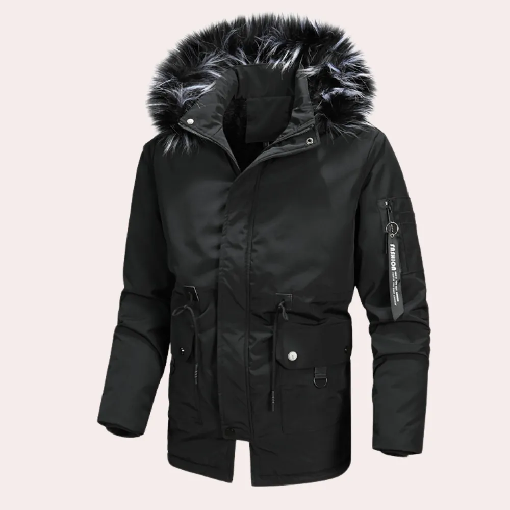 Stylish Bartek hooded winter jacket for superior cold-weather comfort