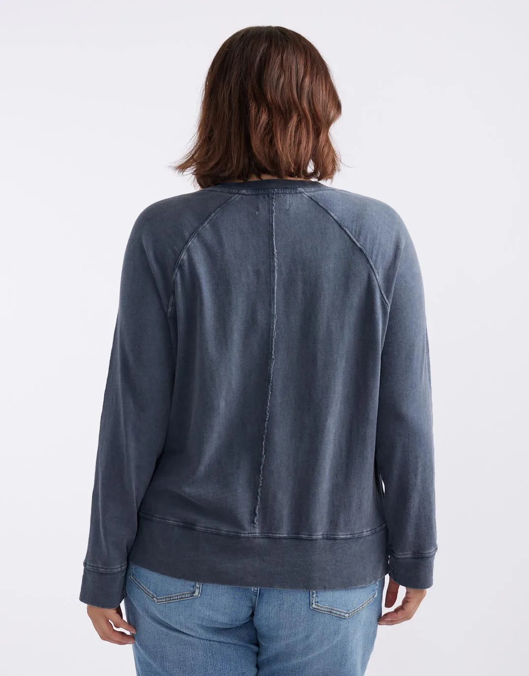 Sunset Throw On Top - Washed Navy