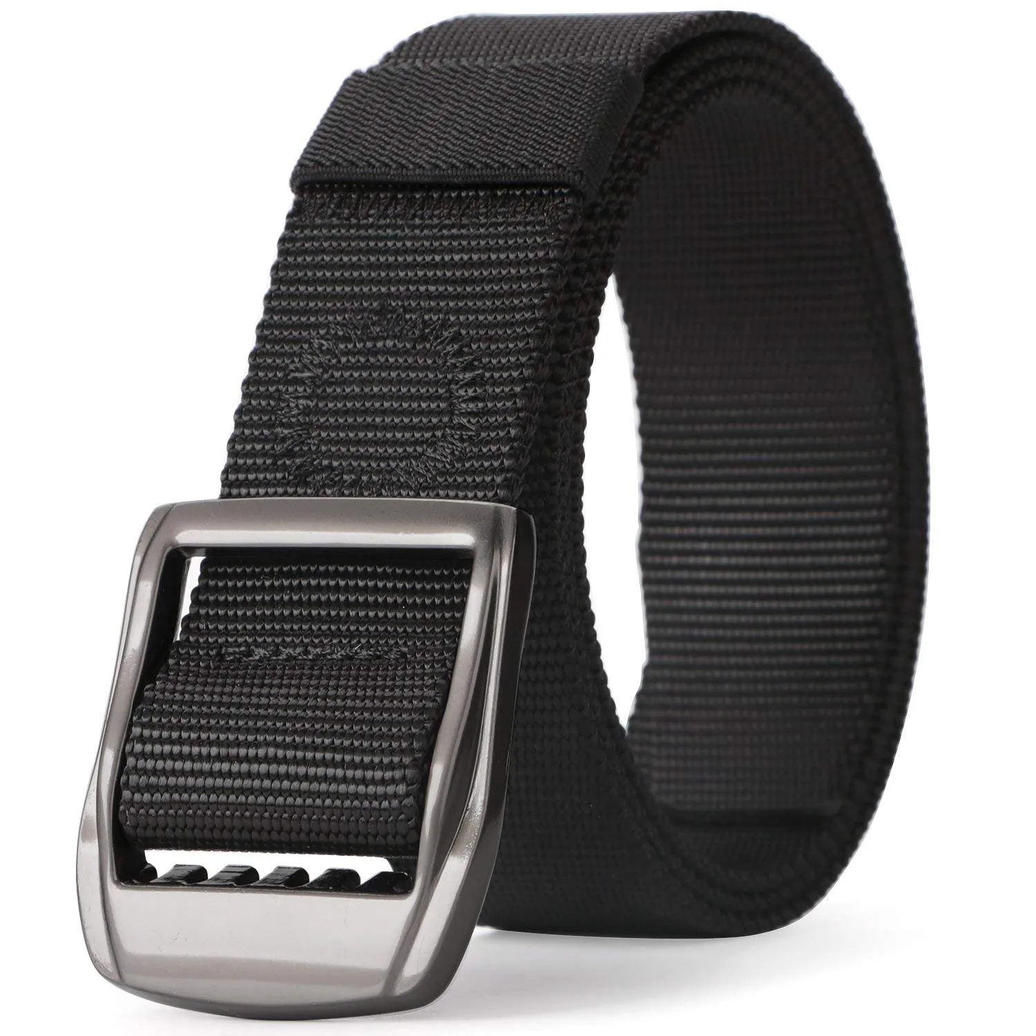 Tactical Heavy Duty Reinforced Nylon Belt for Men Adjustable Military Webbing Belt Strap with Metal Buckle by JASGOOD