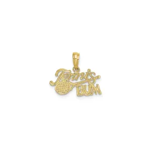 Tennis Bum Pendant (10K)