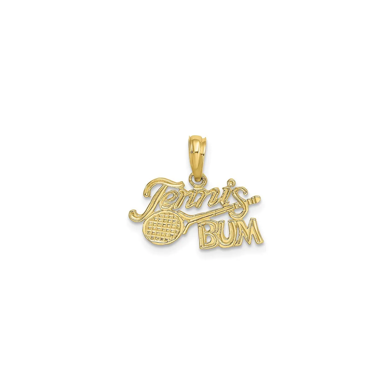 Tennis Bum Pendant (10K)