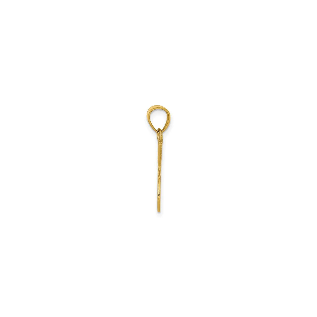 Tennis Racquet Pendant (14K)