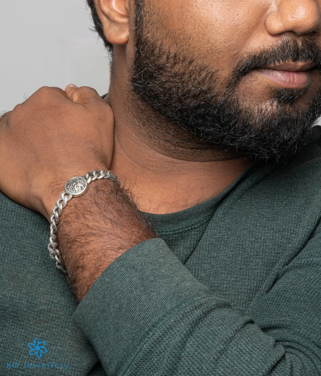 The Hercules Links Silver Bracelet