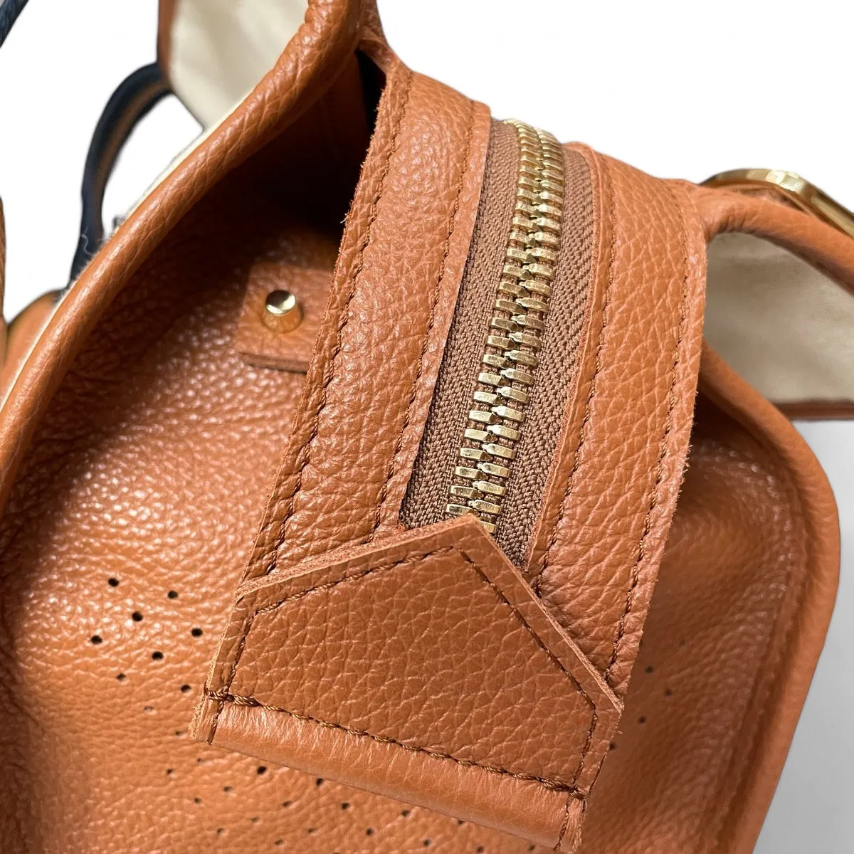 The LB Bag - Natural Canvas / Hazelnut Leather