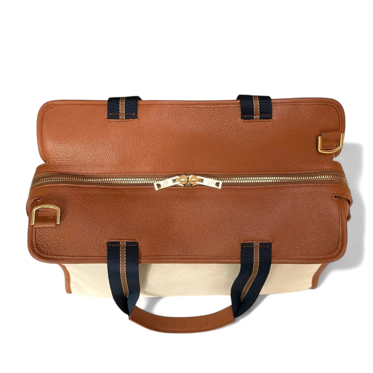 The LB Bag - Natural Canvas / Hazelnut Leather