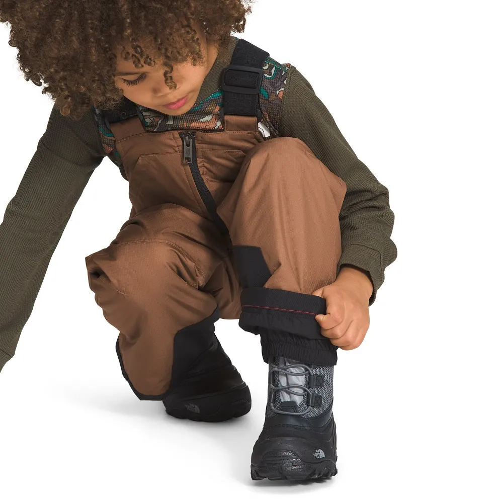 The North Face Kids Freedom Insulated Bib (Toasted Brown) - FINAL SALE