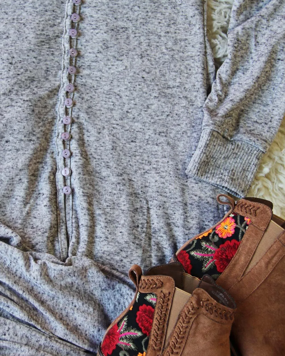 Thermal Knit Maxi Dress