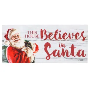 This House Believes in Santa Sassafras Switch Mat