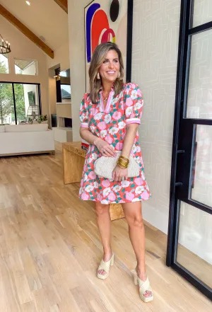 Through The Garden Floral Dress