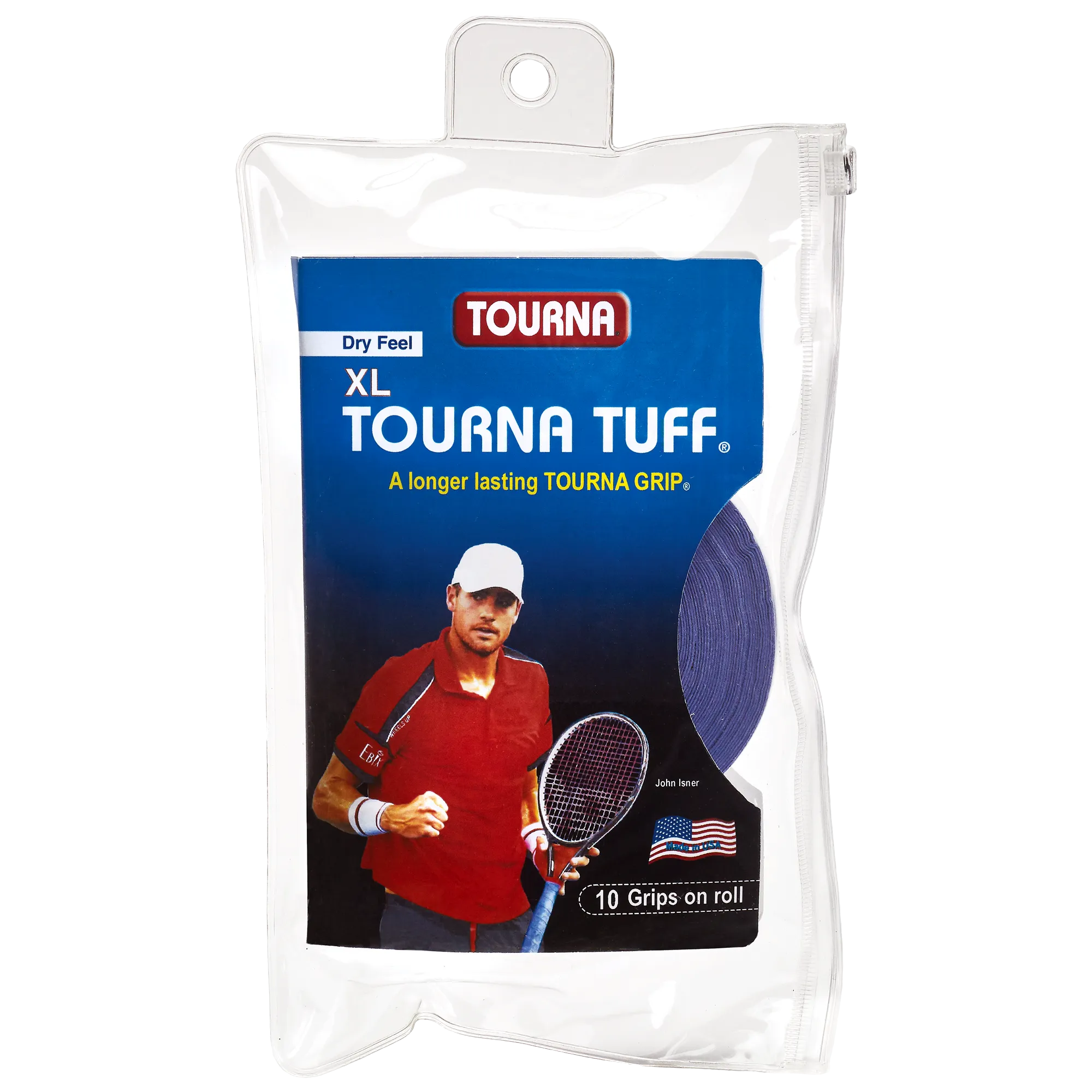 Tourna Tuff 10 Over Grip XL Travel Pouch (10 Pack) - Dry Feel