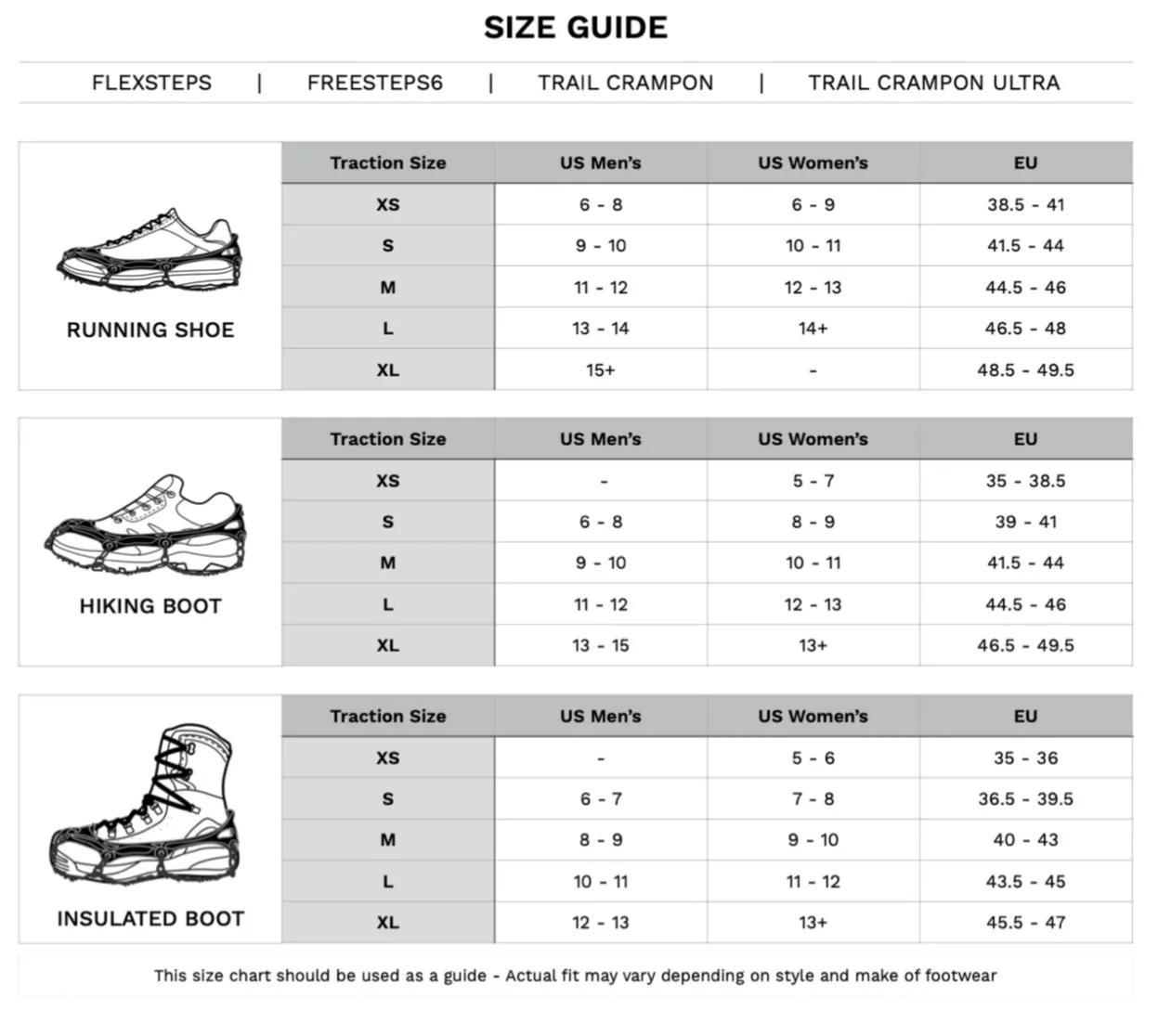 Trail Crampon Ice Grippers