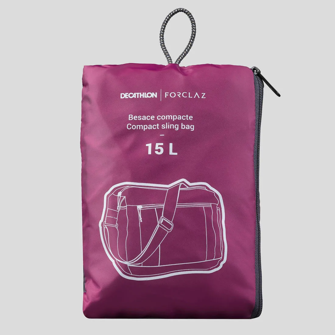 Travel trekking compact messenger bag - TRAVEL 15L