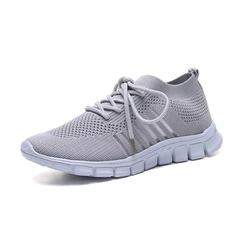 Trendy Mesh Platform Sneakers Socks Shoes Tennis