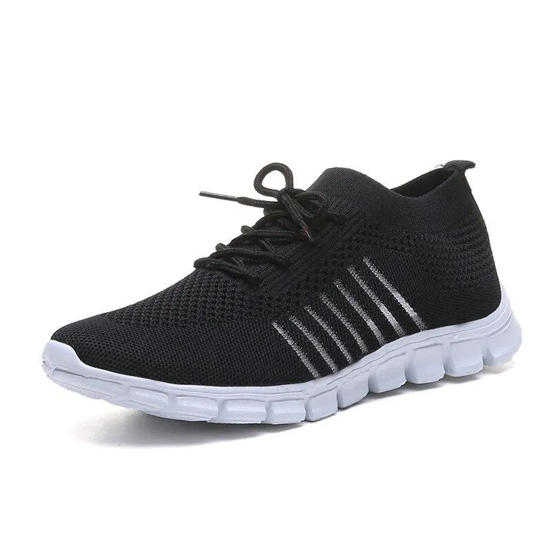 Trendy Mesh Platform Sneakers Socks Shoes Tennis