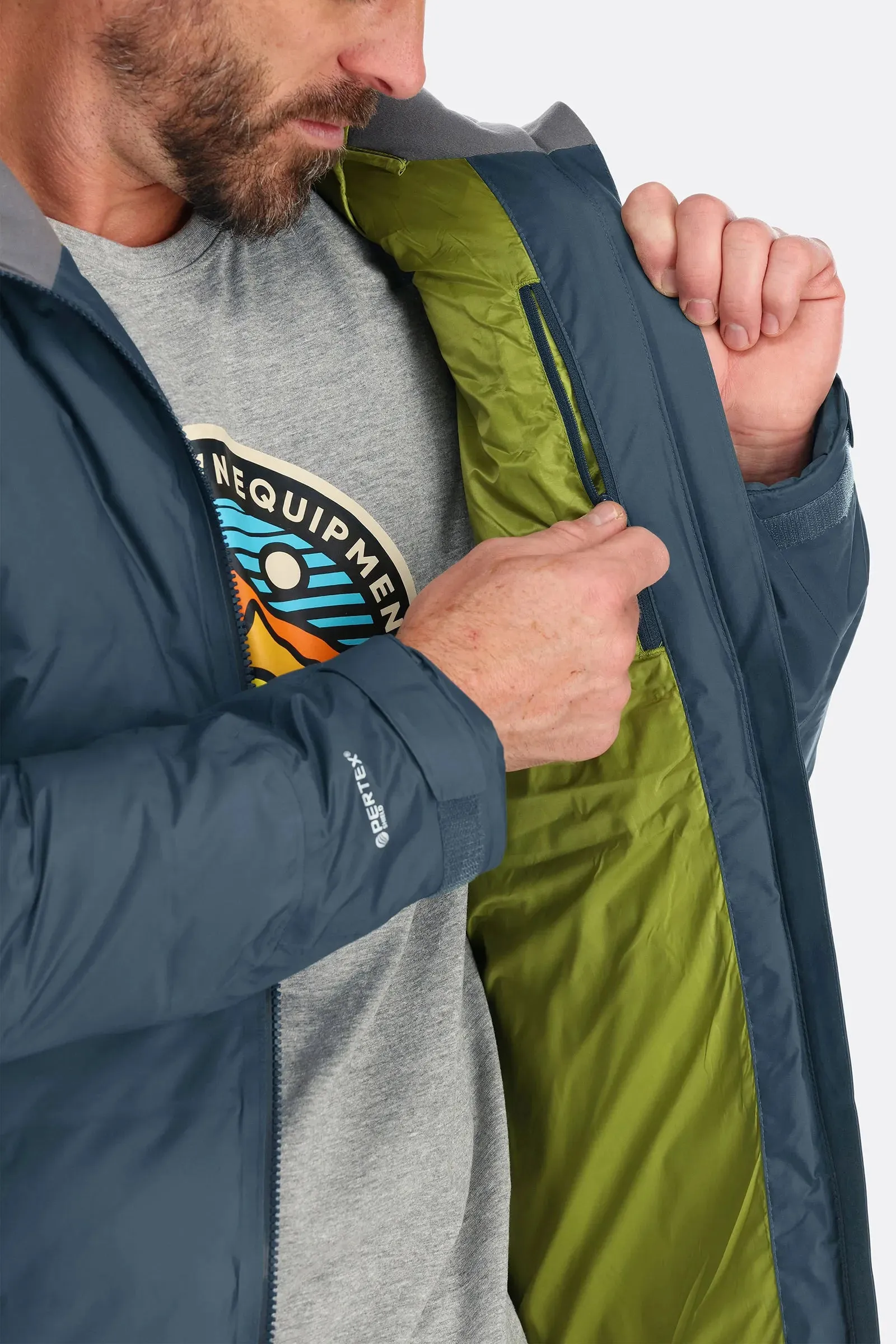 Valiance Waterproof Down Jacket (Men's) - QDB-49