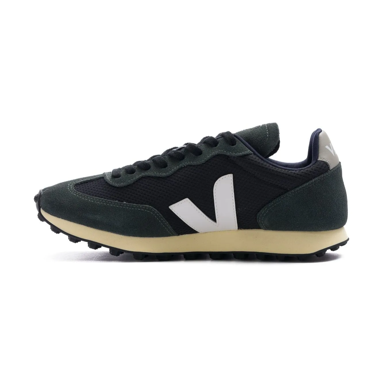 Veja Rio Branco Alveomesh Shoe - Black/White/Oxford Grey