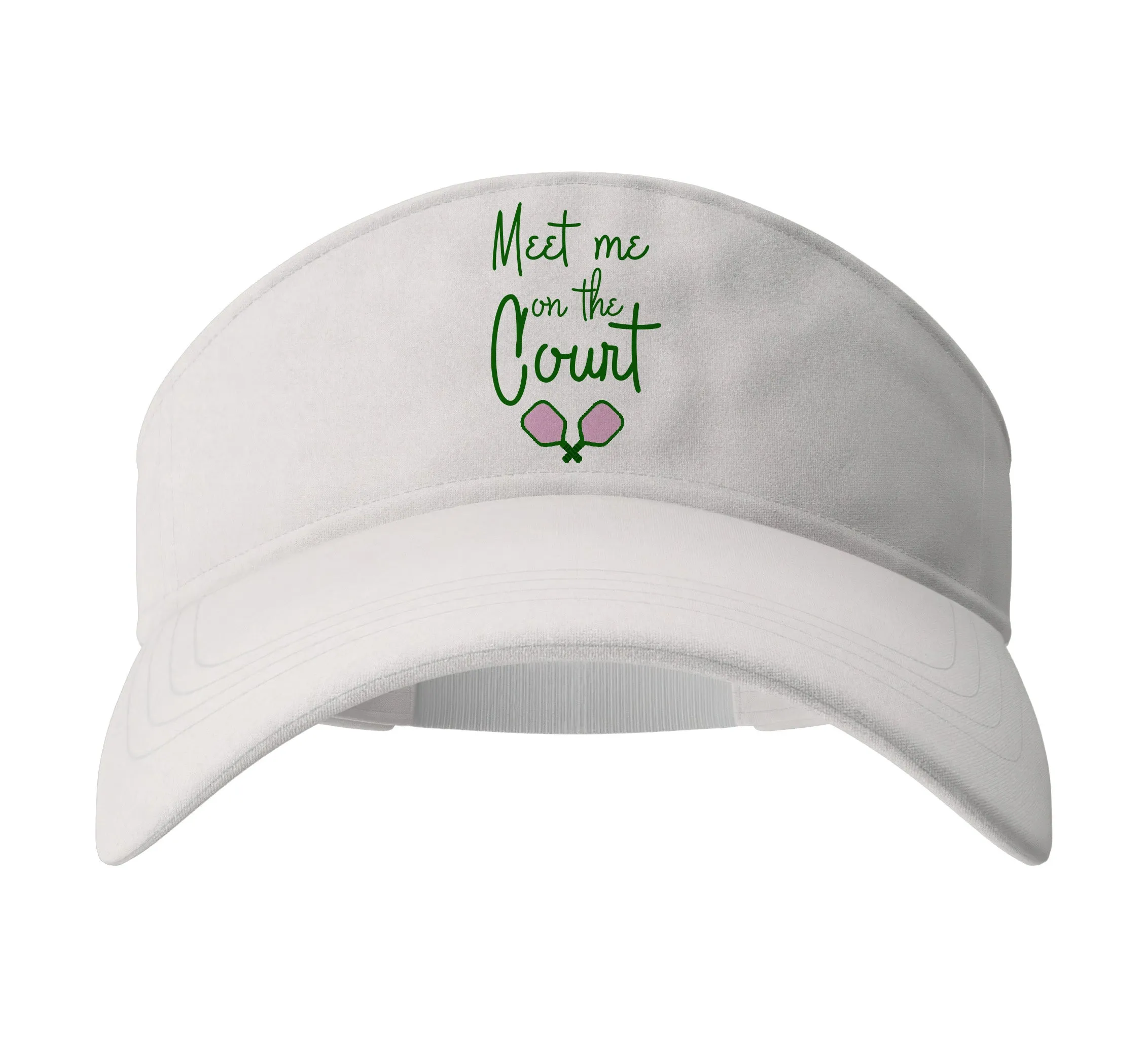 Visor-Meet me on the Court Pickleball