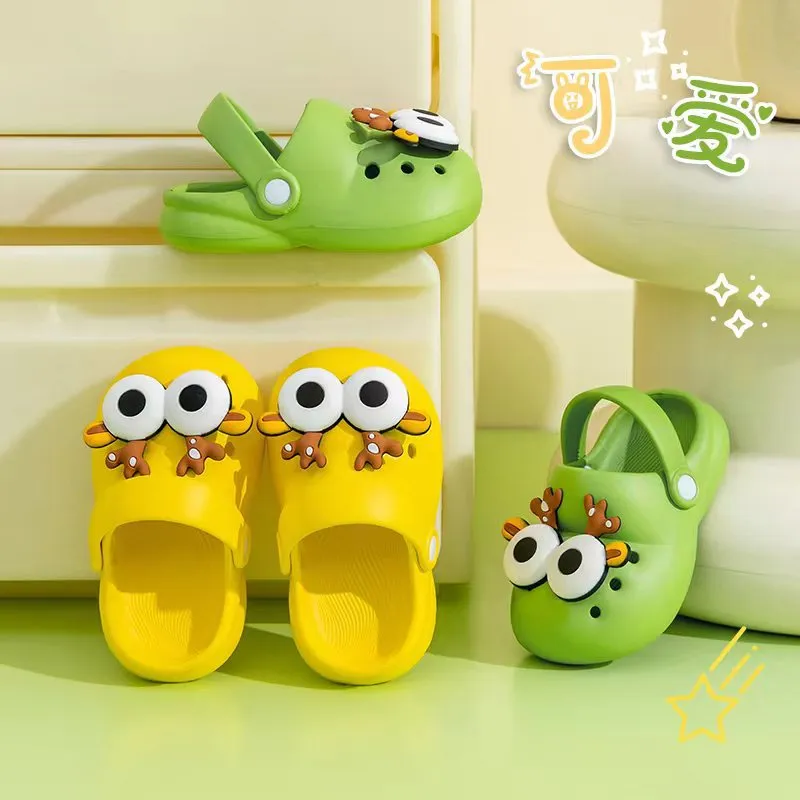VLOVELAW Eva Children's Hole Shoes Poop Feeling Outdoor Non-Slip TikTok Xiaohongshu Ultra-Light Wear-Resistant Summer Non-Slip Sandals