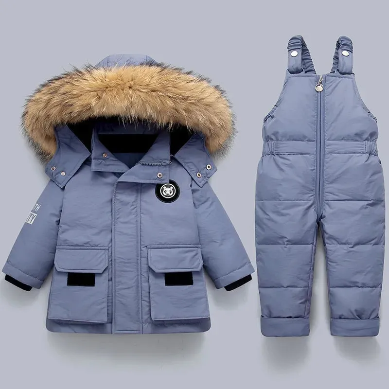 Warm Children's Jacket and Overall