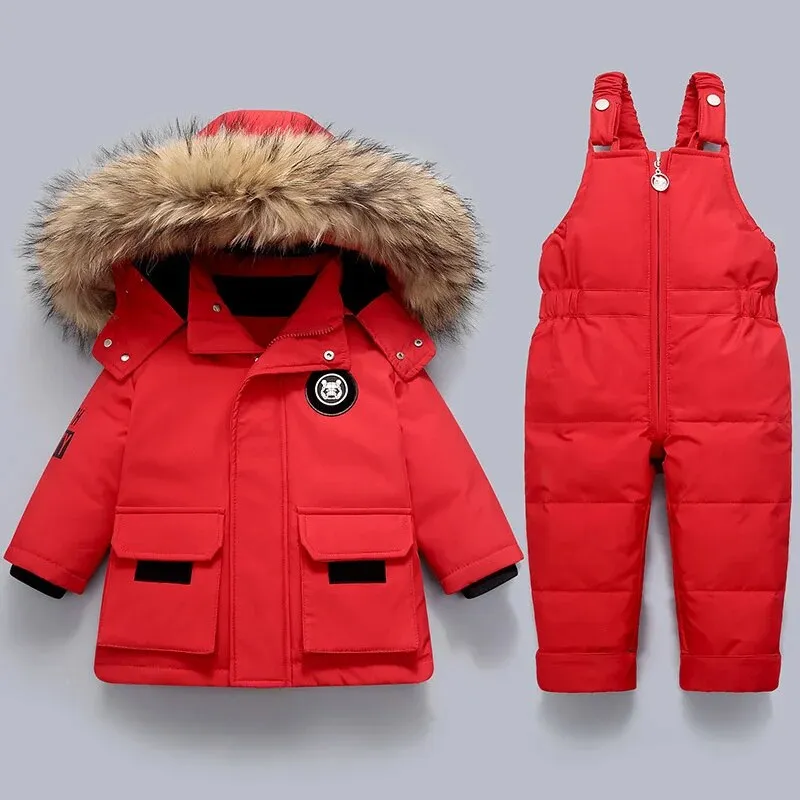 Warm Children's Jacket and Overall