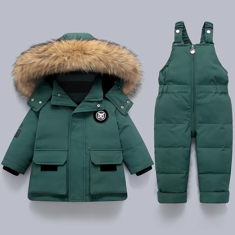 Warm Children's Jacket and Overall