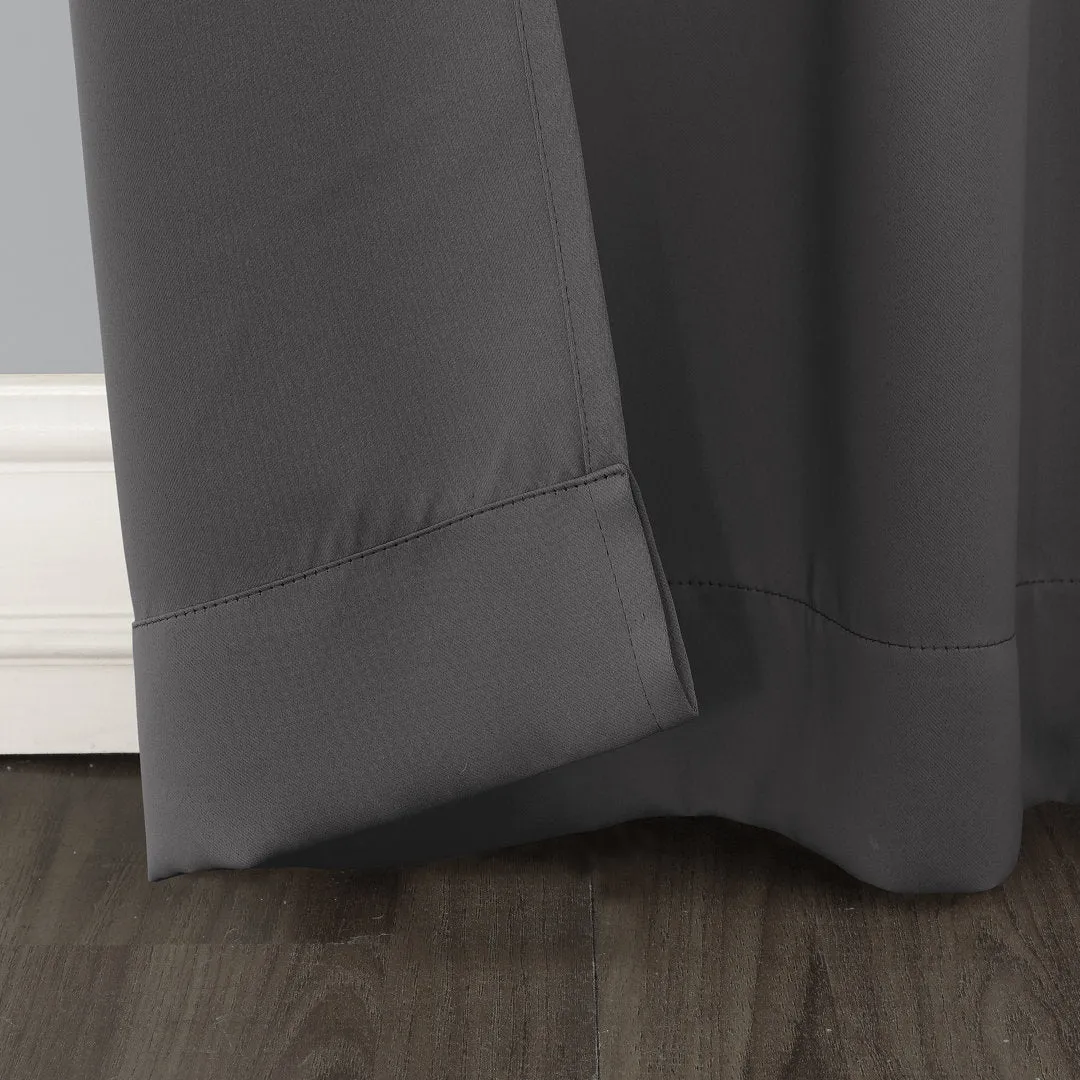 Wayfair Basics Thermal Blackout Grommet Sliding Patio Door Curtain Panel Wayfair Basics® Curtain Color: Charcoal