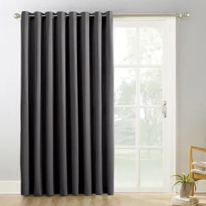 Wayfair Basics Thermal Blackout Grommet Sliding Patio Door Curtain Panel Wayfair Basics® Curtain Color: Charcoal