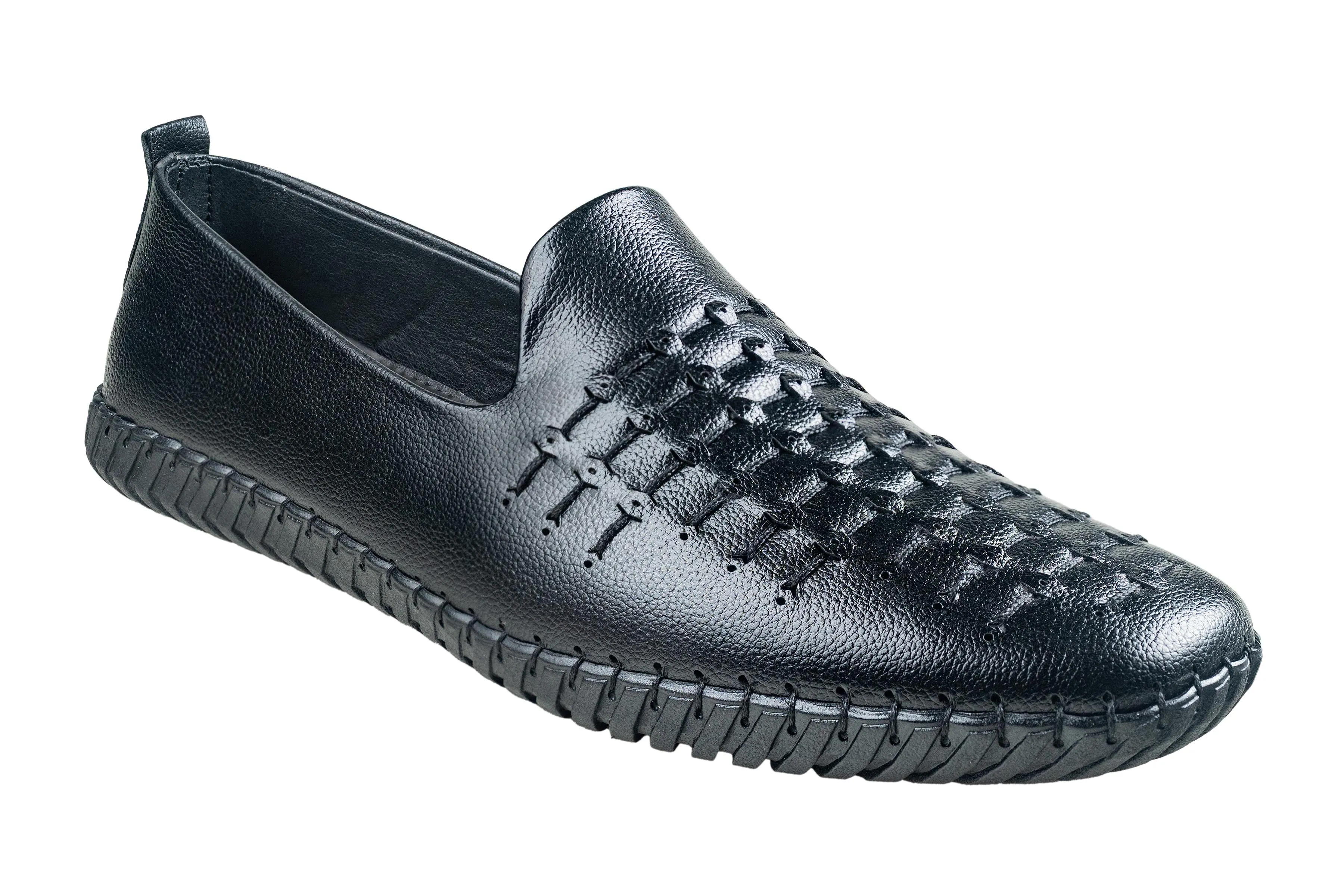 Wear In Gents Black Casual Shoe (Wic 250304)