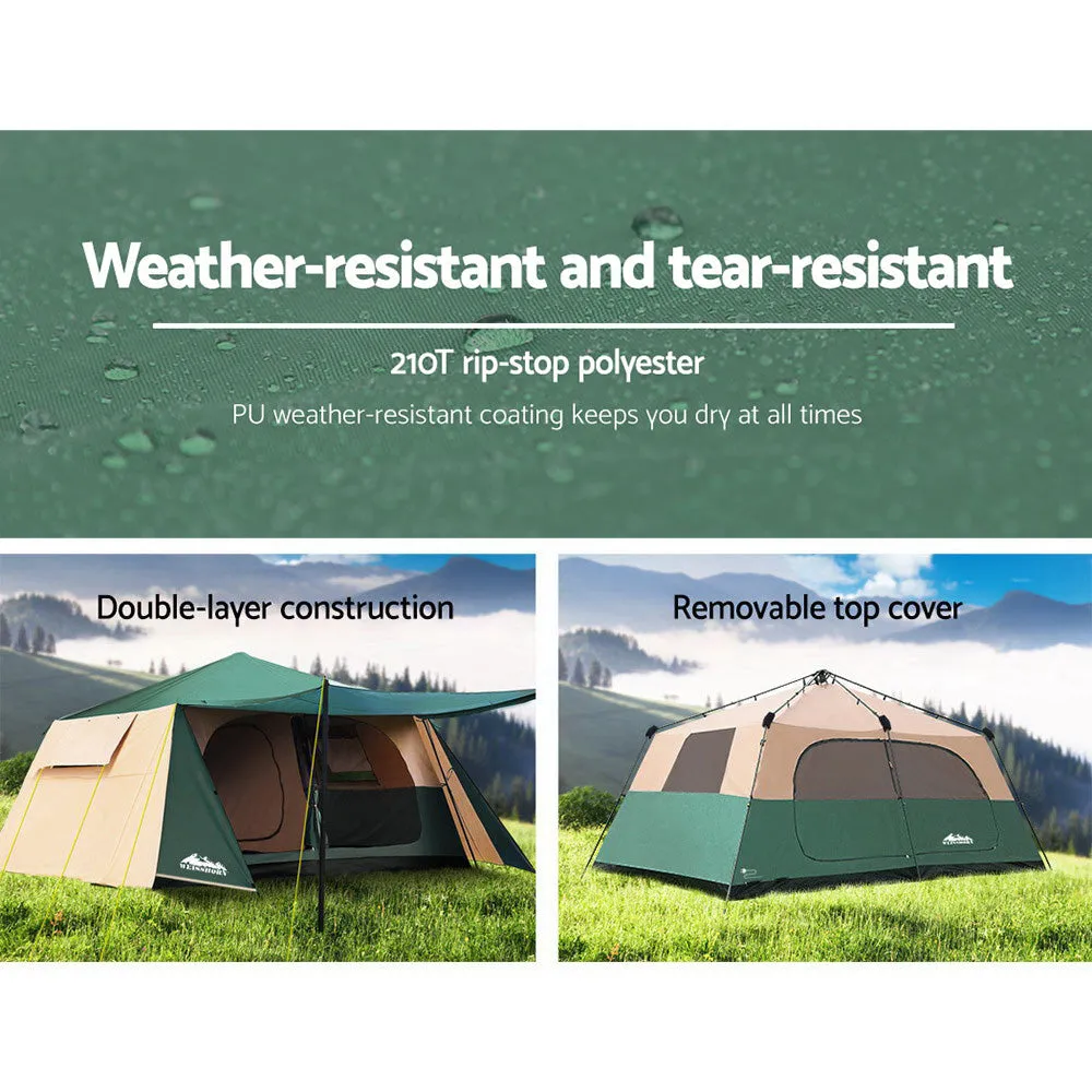 Weisshorn Instant Up Camping Tent 8 Person Pop up Tents Family Hiking Dome Camp-SA_Metro