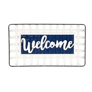Welcome Metal and Wood Wall Décor,6awd669