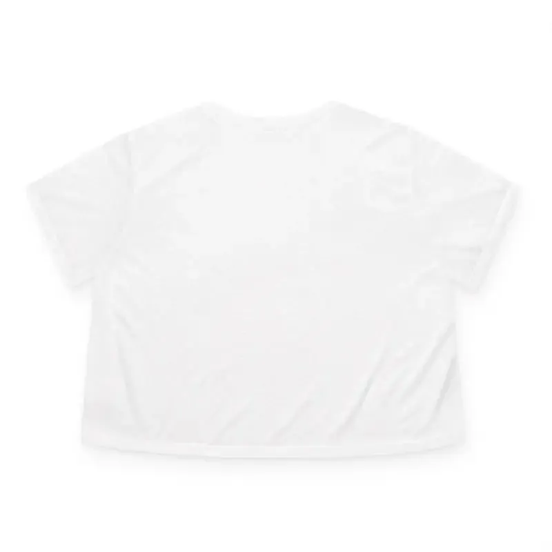 Wild Spring Flowers Flowy Cropped Tee with Modern Chic