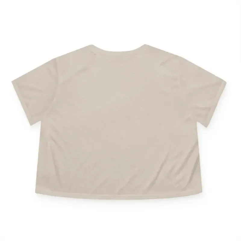 Wild Spring Flowers Flowy Cropped Tee with Modern Chic