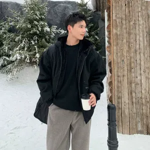 Winter Insulated Fleece Collar Jacket