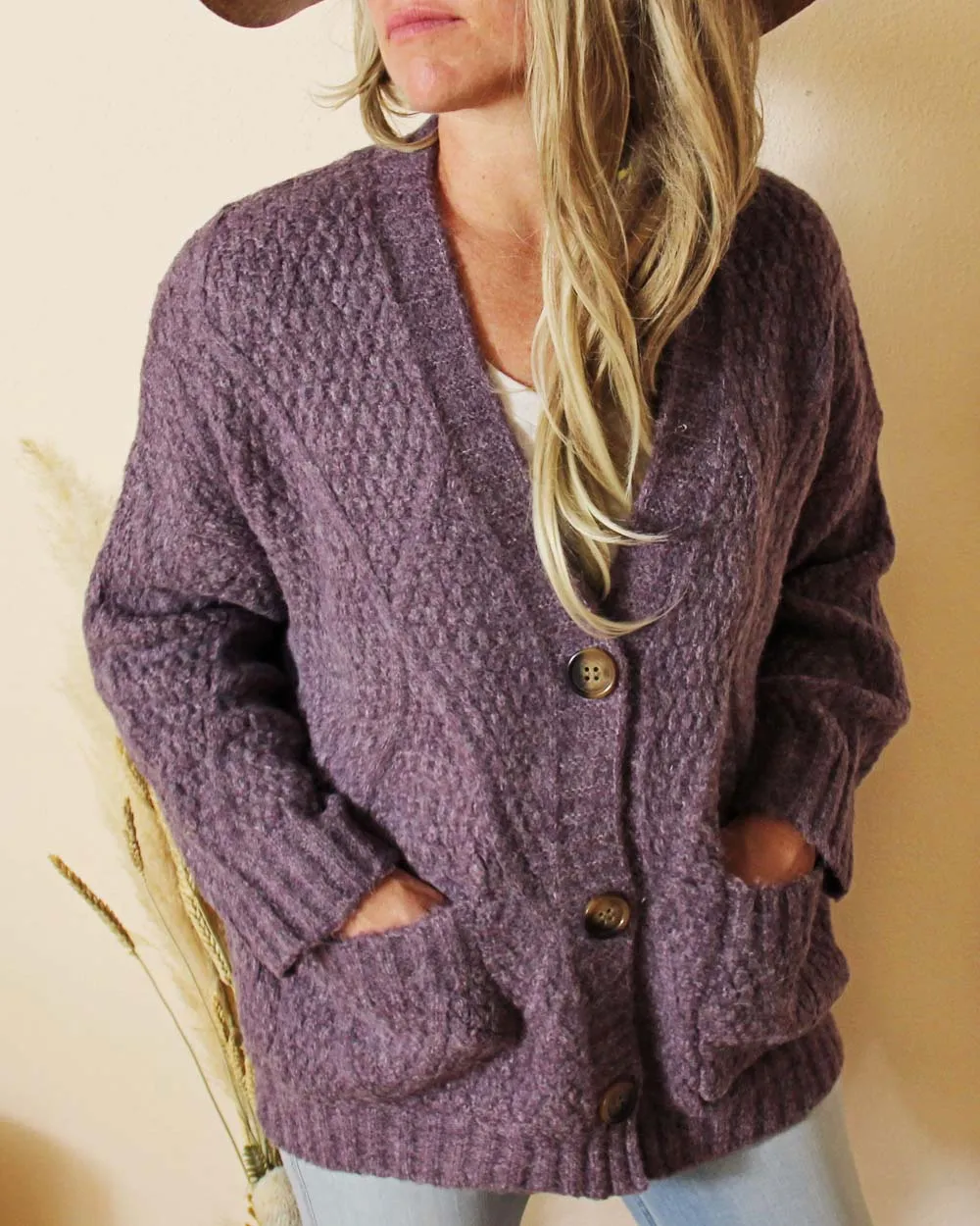 Winter Lavender Sweater
