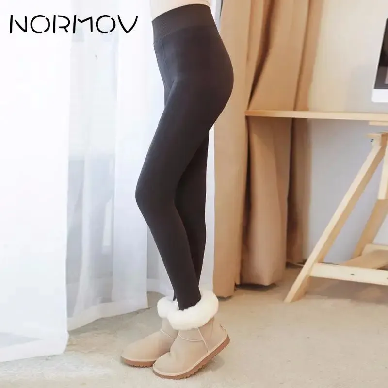 Winter Velvet Leggings for Women - High Waist Thermal Cashmere Pantyhose