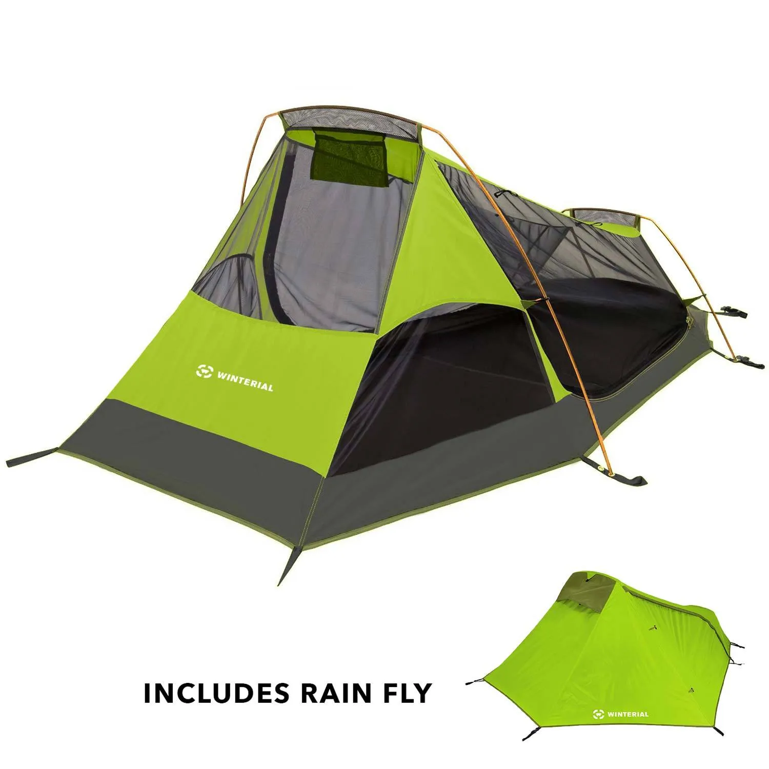 Winterial Single Person Tent Green
