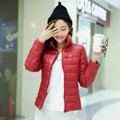 Women cotton coat fashion super thin warm coat jacket slim women coat jacket in cold weather spring autumn coat winter outwear