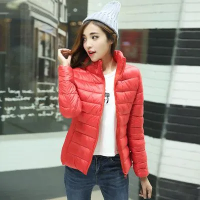 Women cotton coat fashion super thin warm coat jacket slim women coat jacket in cold weather spring autumn coat winter outwear