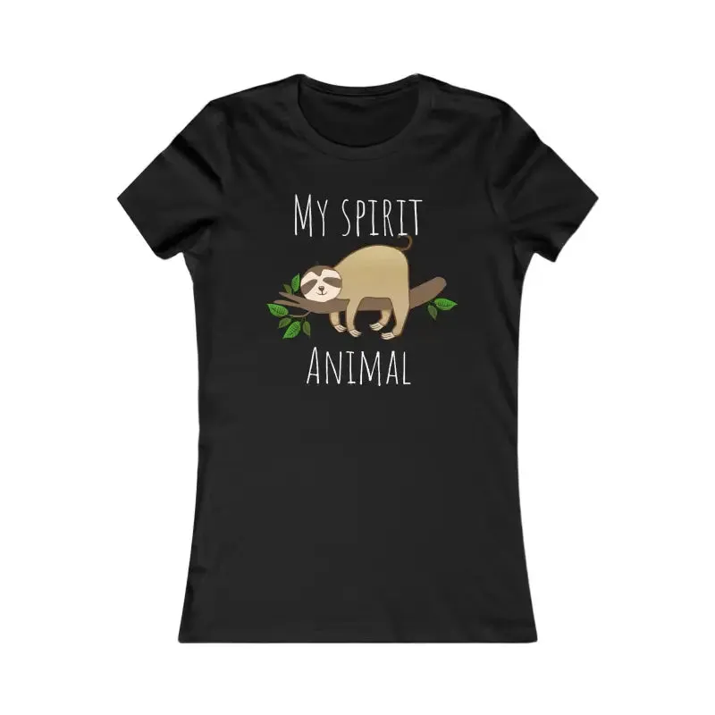Women Favorite Tee my Spirit Animal Sloth