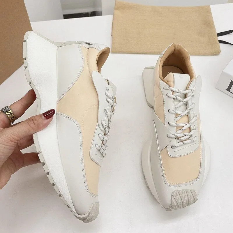 Women Sneakers Mixed Color Breathable