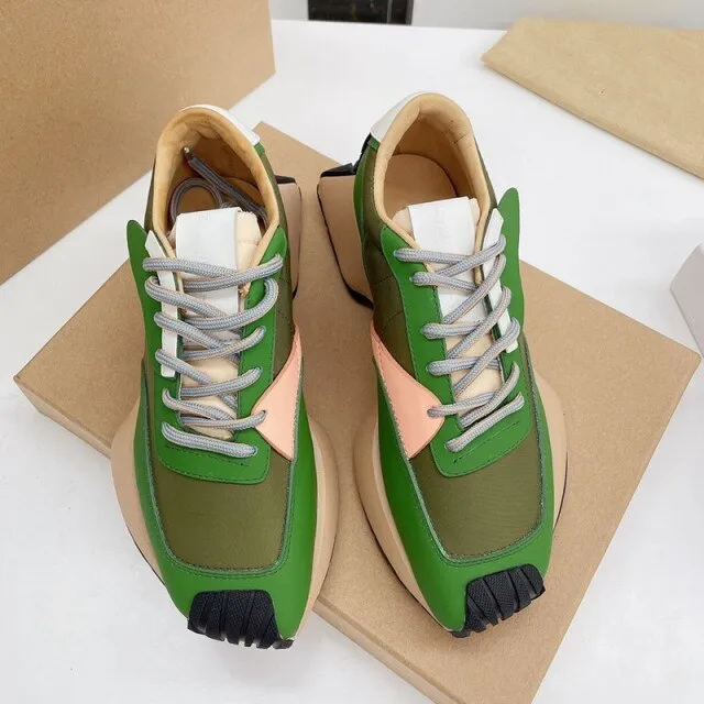 Women Sneakers Mixed Color Breathable