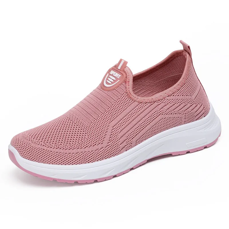 Women's Breathable Plus Size Soft Bottom Lightweight Casual Shoes
